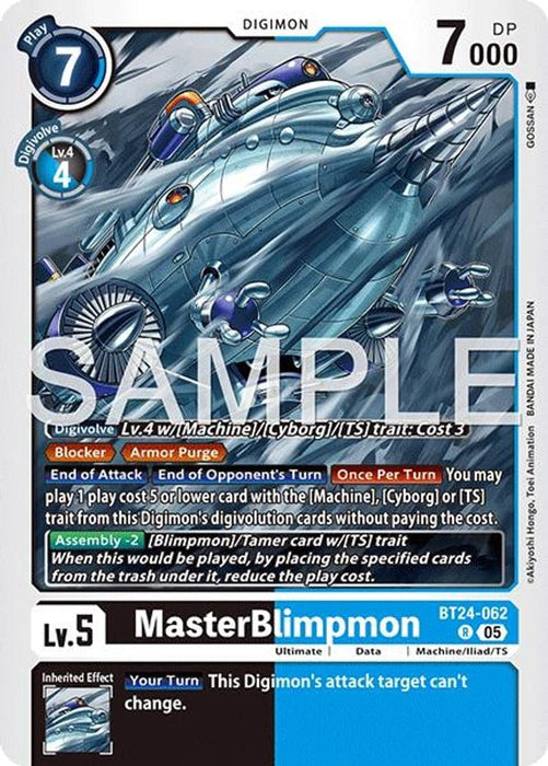 MasterBlimpmon (#BT24-062 R) (Time Stranger) Near Mint Foil