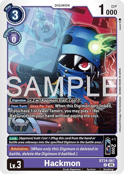 Image for Hackmon (BT24-067 U) - Digimon Card Game