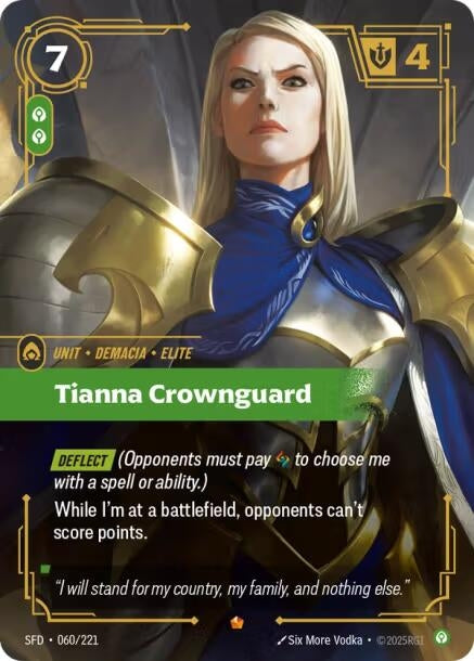 Image for Tianna Crownguard (060/221) [Spiritforged] - Riftbound: League of Legends Trading Card Game