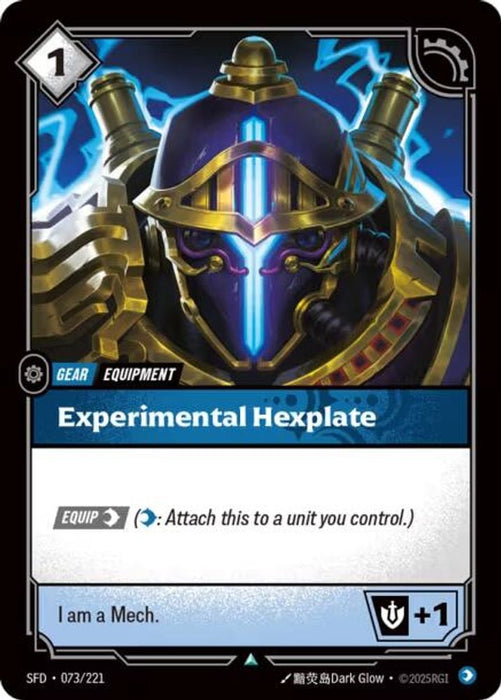 Experimental Hexplate (#073/221) (Spiritforged)