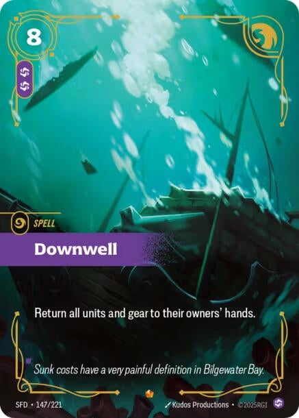 Image for Downwell (147/221) [Spiritforged] - Riftbound: League of Legends Trading Card Game