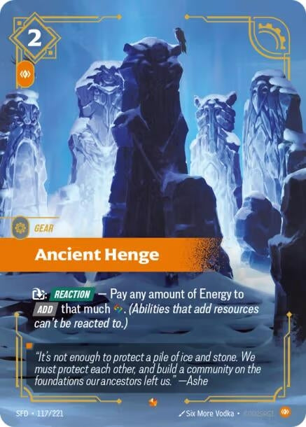 Image for Ancient Henge (117/221) [Spiritforged] - Riftbound: League of Legends Trading Card Game
