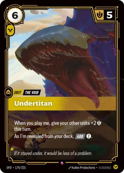 Undertitan (#175/221) (Spiritforged) Near Mint Foil