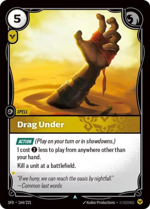 Drag Under (#164/221) (Spiritforged) Near Mint