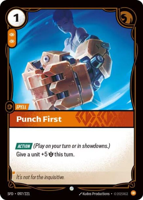 Punch First (#097/221) (Spiritforged) Near Mint