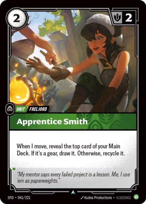 Apprentice Smith (#041/221) (Spiritforged) Near Mint