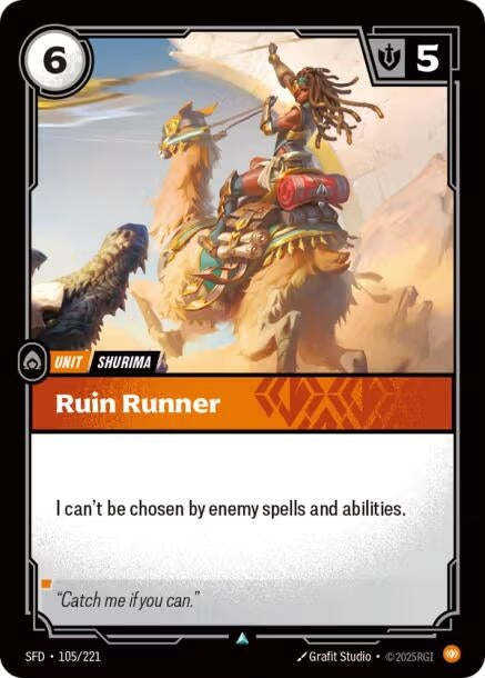 Image for Ruin Runner (105/221) [Spiritforged] - Riftbound: League of Legends Trading Card Game