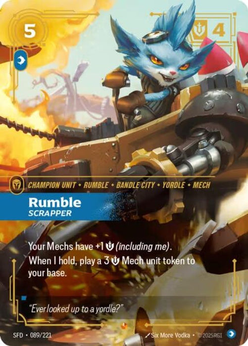 Rumble - Scrapper (#089/221) (Spiritforged) Near Mint Foil