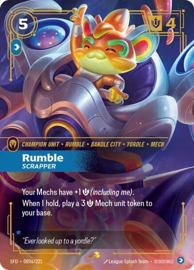 Rumble Scrapper Alternate Art (#089a/221) (Spiritforged)