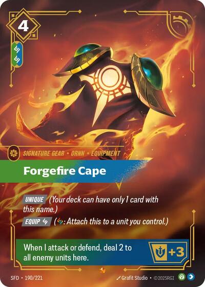 Forgefire Cape (#190/221) (Spiritforged)
