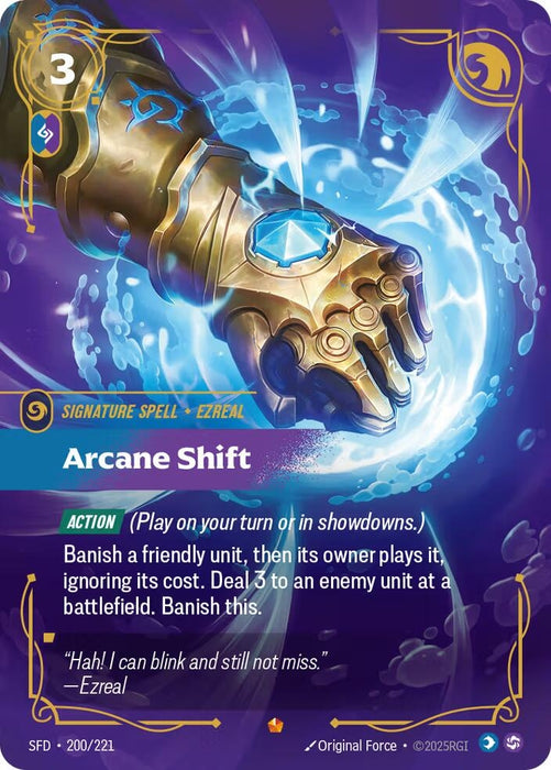 Image for Arcane Shift (200/221) [Spiritforged] - Riftbound: League of Legends Trading Card Game