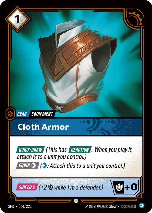 Cloth Armor (#064/221) (Spiritforged)