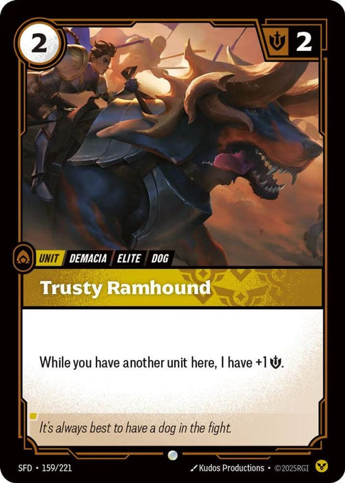 Trusty Ramhound (#159/221) (Spiritforged)