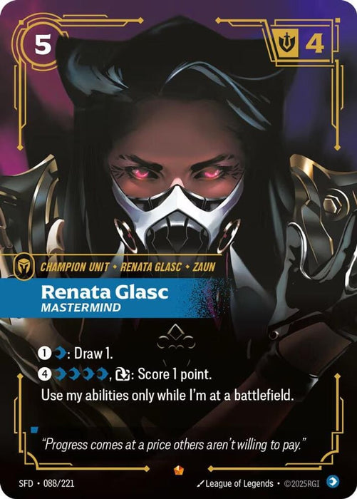 Renata Glasc - Mastermind (#088/221) (Spiritforged) Near Mint Foil