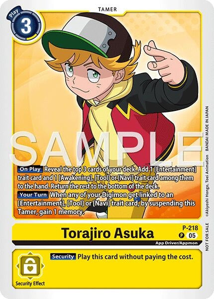 Image for Torajiro Asuka (Official Store Tournament 2026 Vol. 1) (P-218 P) - Digimon Card Game