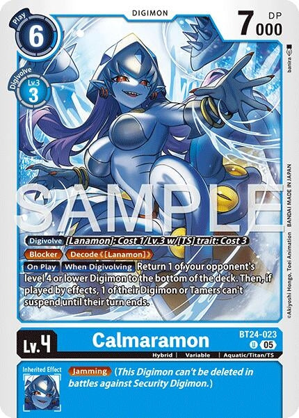 Image for Calmaramon (BT24-023 U) - Digimon Card Game