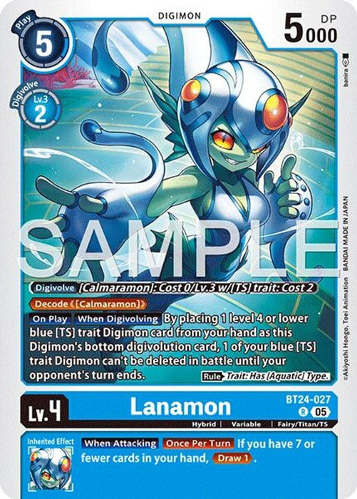 Lanamon (#BT24-027 R) (Time Stranger) Near Mint Foil