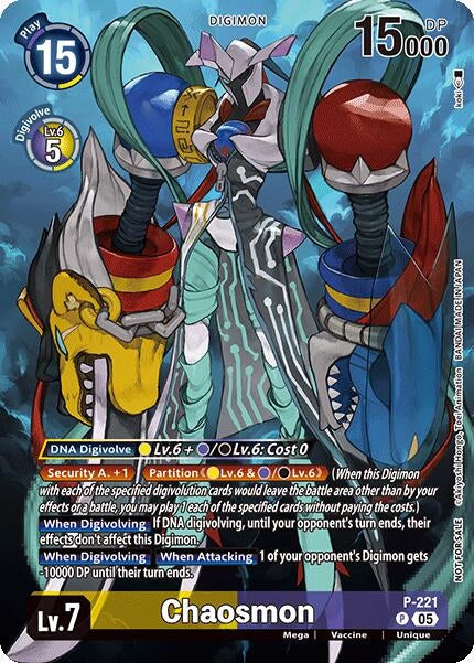 Image for Chaosmon (Time Stranger Box Topper) (P-221 P) - Digimon Card Game