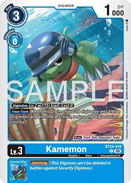 Kamemon (#BT24-019 C) (Time Stranger) Near Mint