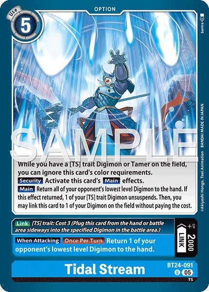 Image for Tidal Stream (BT24-091 U) - Digimon Card Game