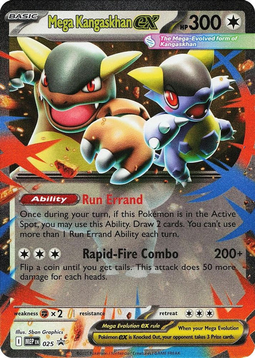 Mega Kangaskhan ex - 025 (#025) (ME: Mega Evolution Promo) Near Mint Holofoil