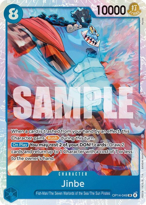 Jinbe OP14 049 (#OP14-049) (The Azure Sea's Seven) Near Mint Foil