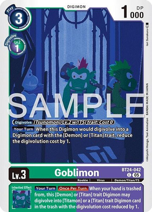 Goblimon (#BT24-042 C) (Time Stranger) Near Mint