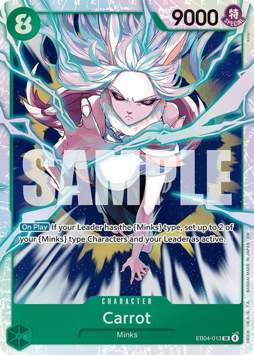 Carrot (#EB04-013) (The Azure Sea's Seven) Near Mint Foil