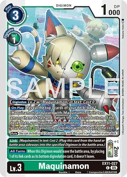 Image for Maquinamon (EX11-027 C) - Digimon Card Game