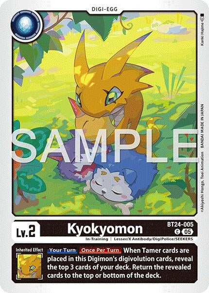 Image for Kyokyomon (BT24-005 C) - Digimon Card Game
