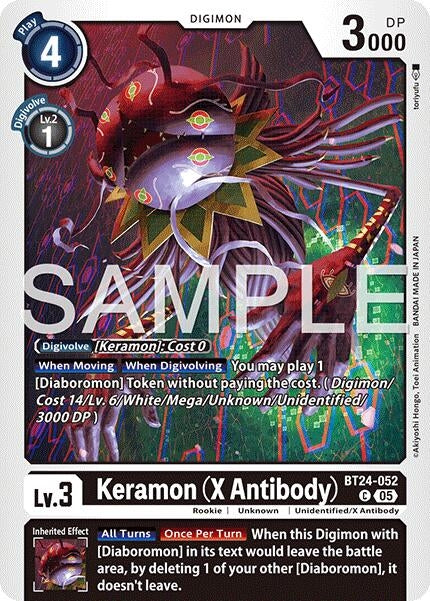 Image for Keramon (X Antibody) (BT24-052 C) - Digimon Card Game