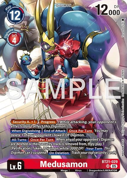 Image for Medusamon (2026 Dash Pack Campaign) (Alternate Art - Japanese) (BT21-029 SR) - Digimon Card Game