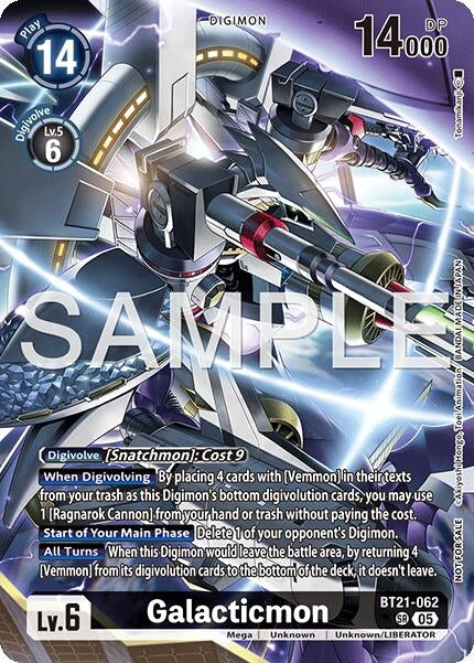 Image for Galacticmon (2026 Dash Pack Campaign) (Alternate Art - Japanese) (BT21-062) - Digimon Card Game