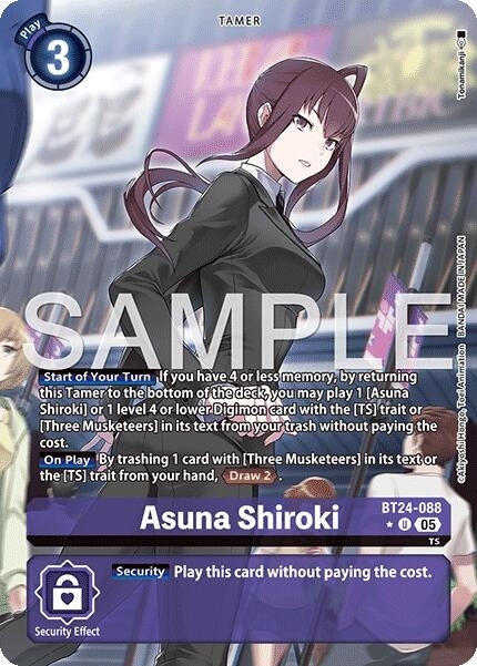 Image for Asuna Shiroki (Alternate Art) (BT24-088 UC) - Digimon Card Game