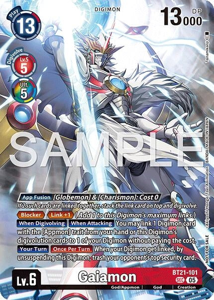 Image for Gaiamon (2026 Dash Pack Campaign) (Alternate Art - Japanese) (BT21-101 SEC) - Digimon Card Game