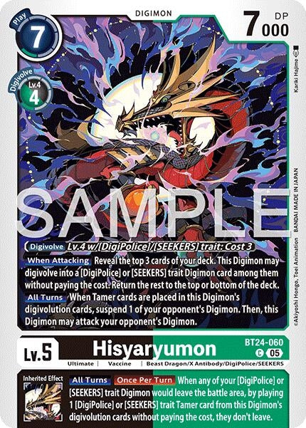 Image for Hisyaryumon (BT24-060 C) - Digimon Card Game