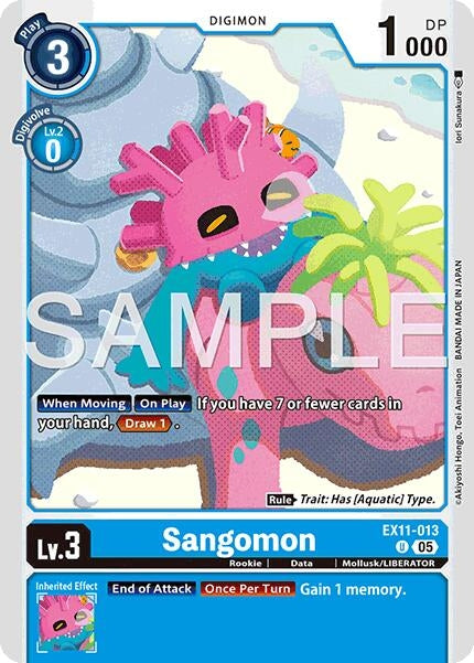 Image for Sangomon (EX11-013 U) - Digimon Card Game