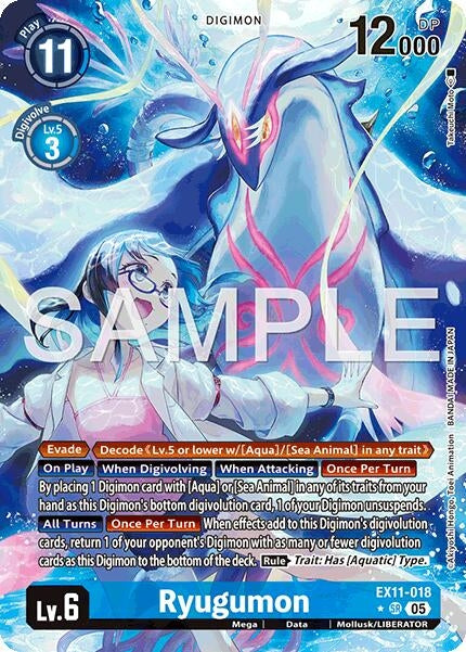 Image for Ryugumon (Alternate Art) (EX11-018 SR) - Digimon Card Game