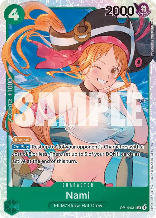 Nami (#OP14-031) (The Azure Sea's Seven)