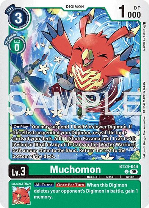 Muchomon (#BT24-044 U) (Time Stranger) Near Mint
