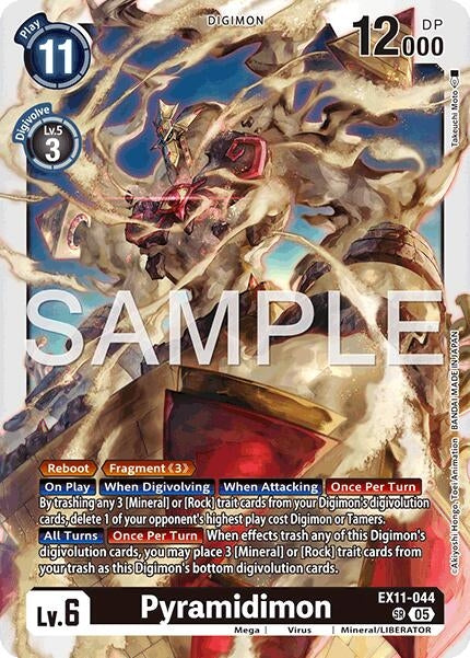 Image for Pyramidimon (EX11-044 SR) - Digimon Card Game