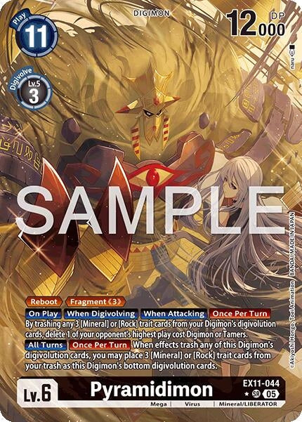 Image for Pyramidimon (Alternate Art) (EX11-044 SR) - Digimon Card Game