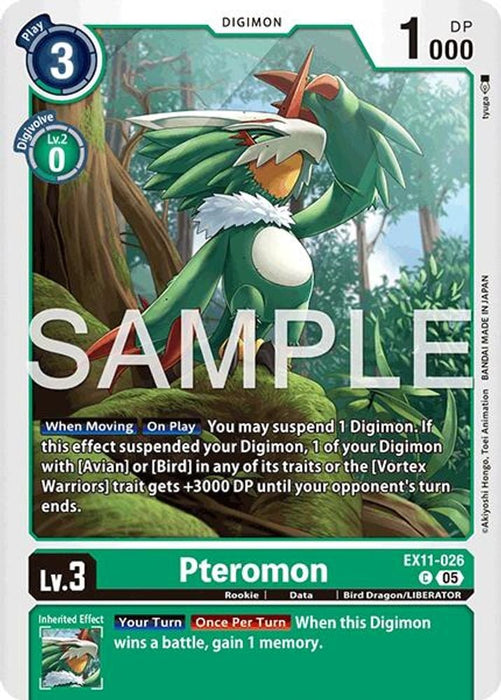 Pteromon (#EX11-026 C) (Dawn of Liberator) Near Mint
