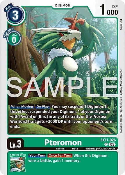 Image for Pteromon (EX11-026 C) - Digimon Card Game