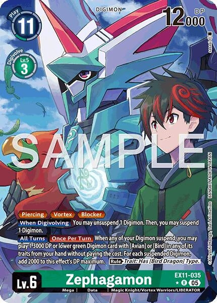 Image for Zephagamon (Alternate Art) (EX11-035 R) - Digimon Card Game