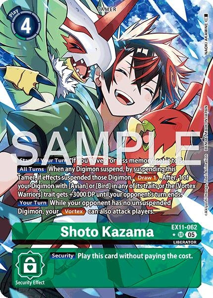 Image for Shoto Kazama (Alternate Art) (EX11-062 SR) - Digimon Card Game