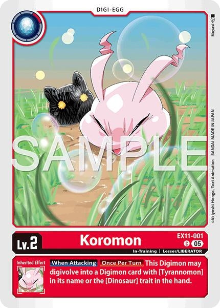 Image for Koromon (EX11-001 C) - Digimon Card Game
