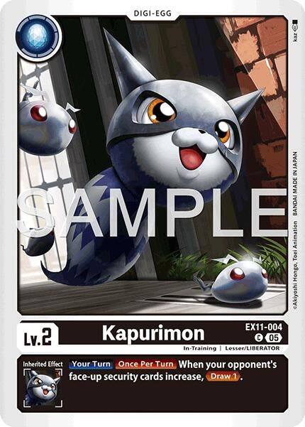 Image for Kapurimon (EX11-004 C) - Digimon Card Game