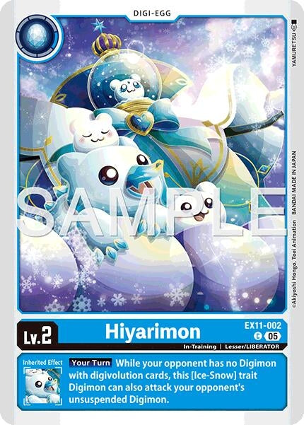 Image for Hiyarimon (EX11-002 C) - Digimon Card Game