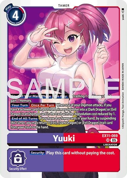 Image for Yuuki (EX11-069 SR) - Digimon Card Game